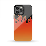 Jin T7 Flame Tough Phone Case - Red