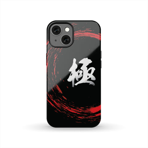 KIWAMI "EXTREME" KANJI Tough Phone Case - White/Red