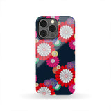 Kiku Floral Pattern Equil Phone Case