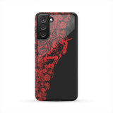 Lee's Excellent Tough Phone Case with Unicorn - Red Roses