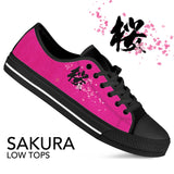 "Sakura" - Kanji Low Top Shoes - Womens